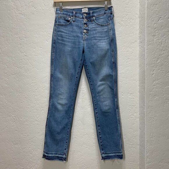 J.CREW Vintage straight eco jean in Sparkling Sea wash size 25 - Picture 2 of 7